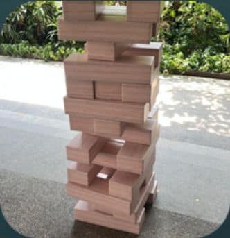 Inflatable game available for equipment-only rental from BounceParkSG