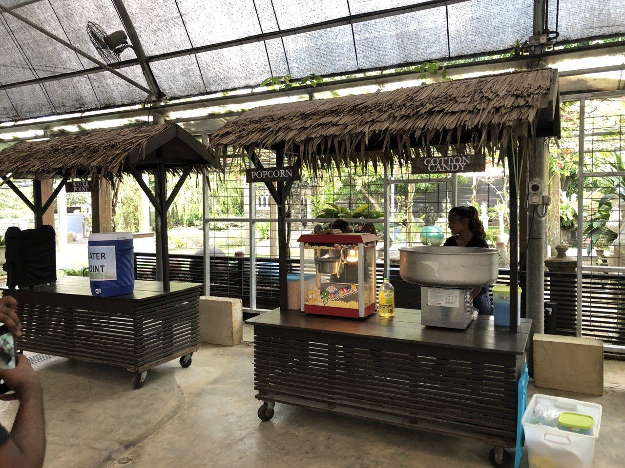 Popcorn cart at a BounceParkSG carnival