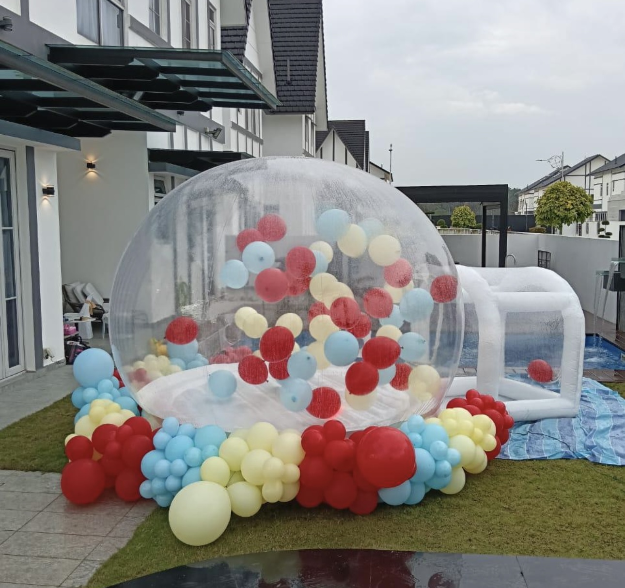 Bubble balloon dome by BounceParkSG