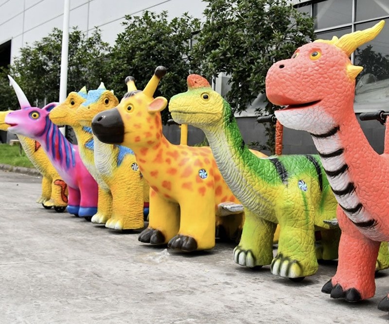 Dinosaur ride-on toys by BounceParkSG
