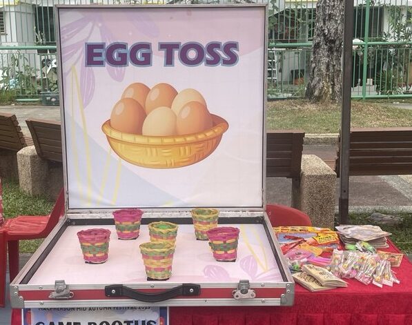 Egg Toss carnival game by BounceParkSG