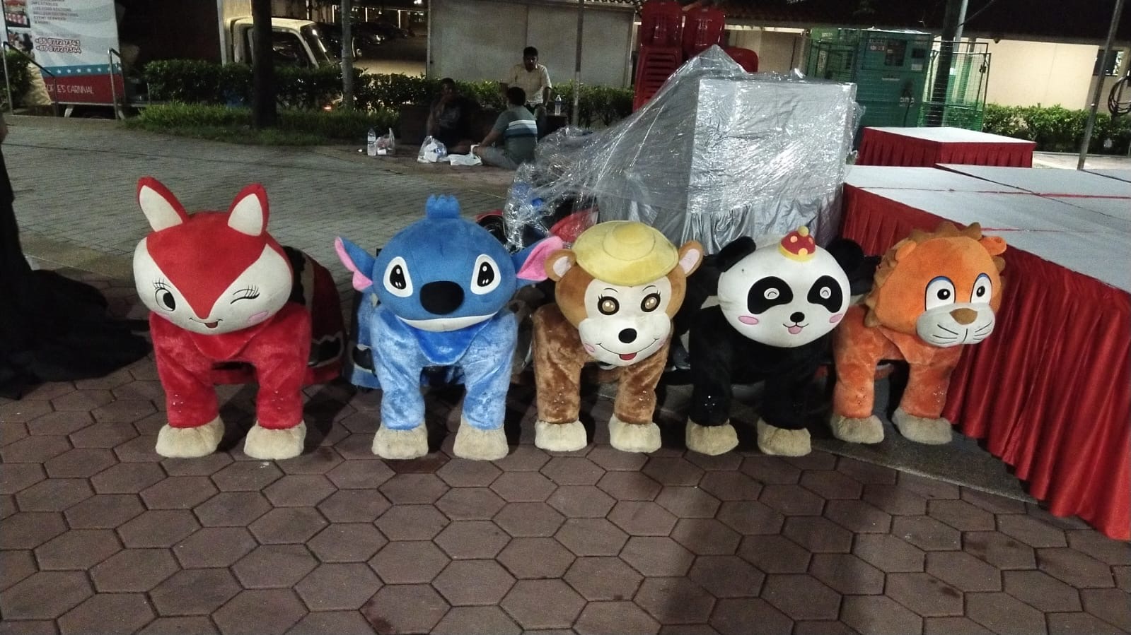 Electronic animal ride-on toys by BounceParkSG