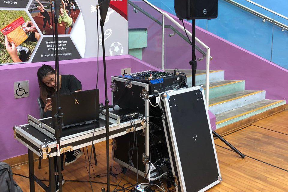 Sound system and PA setup by BounceParkSG