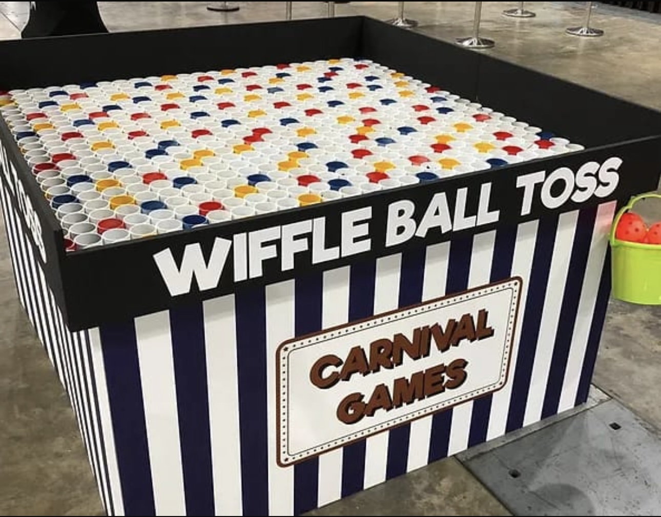 Wiffle ball toss game by BounceParkSG